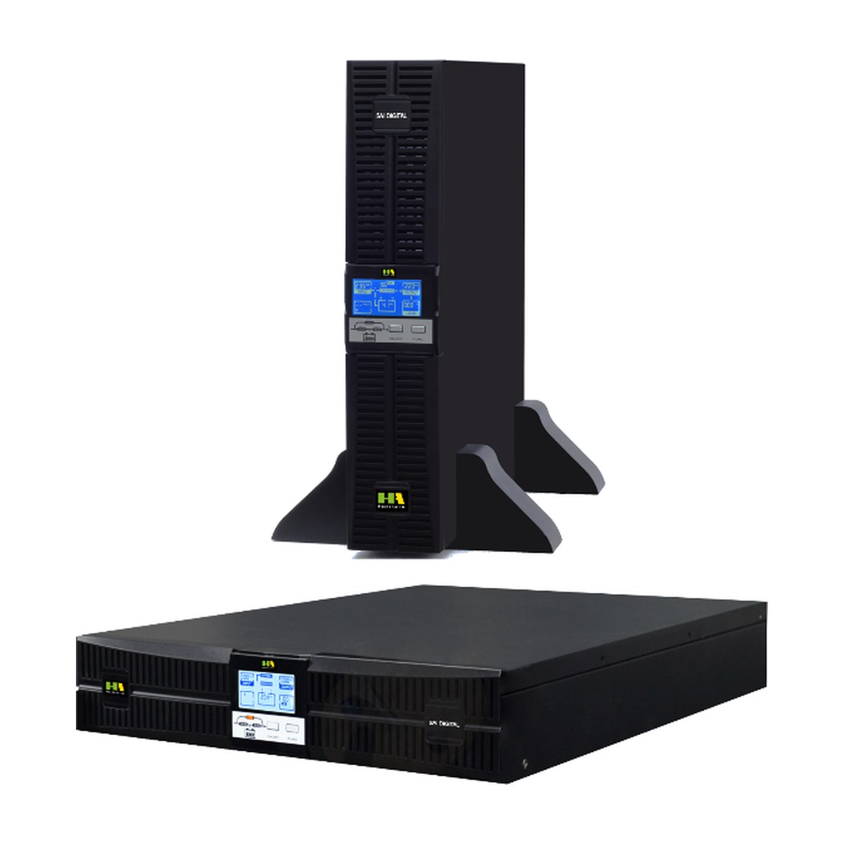 SAI HATR11 en sus dos posiciones, torre y rack de 19 pulgadas
